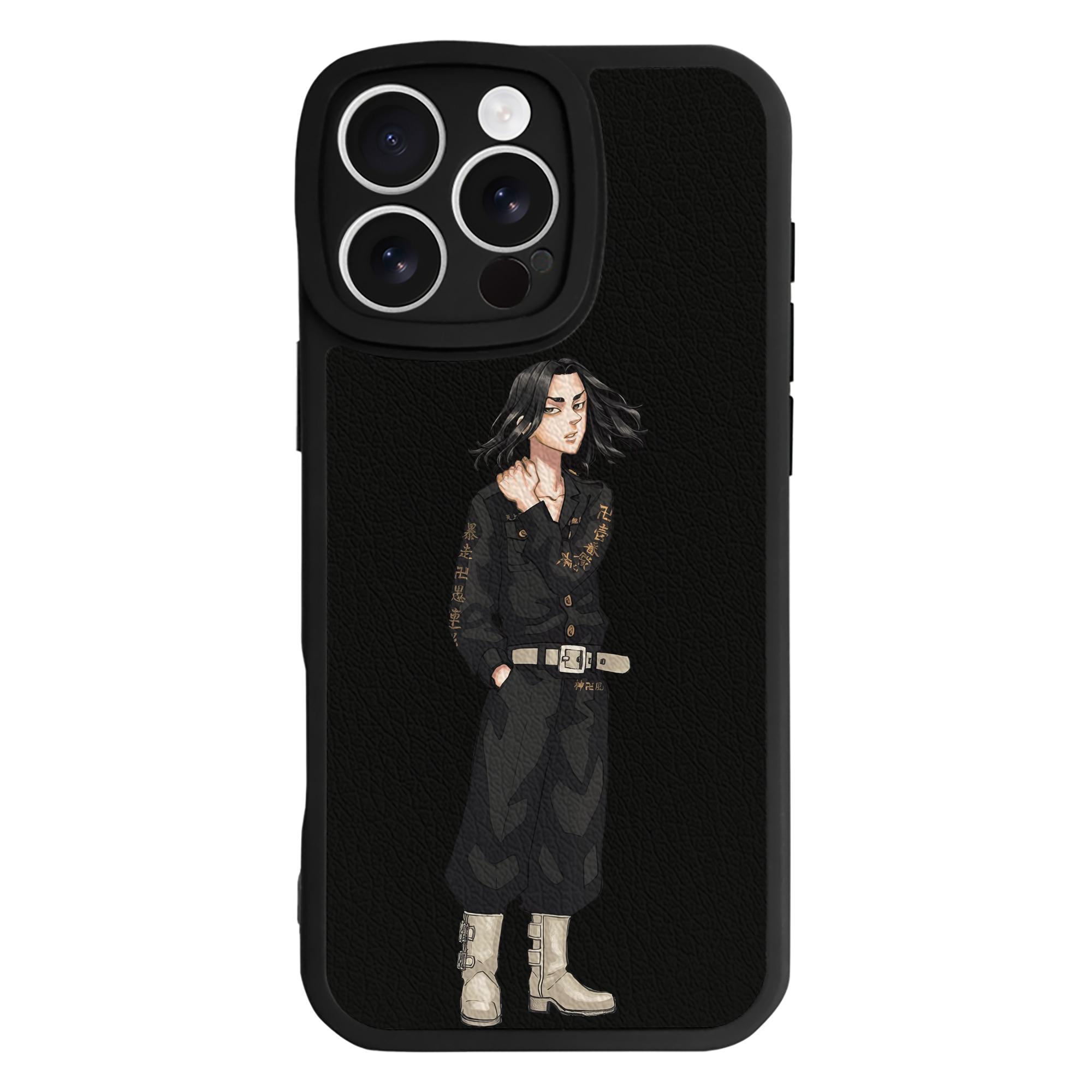 （画像用） 東京リベンジャーズ Tokyo Revengers 【iPhone 16シリーズ対応】シリコンスマホケース（レザー調） 材質：シリコン